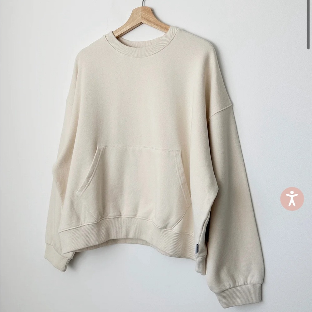 Le Bon Shoppe heather grey terry sweatshirt